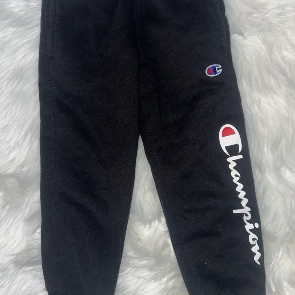 Champion Kids Black Sweatpants- Size 5
